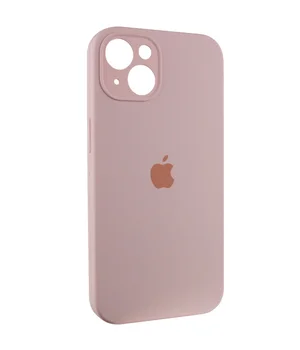 Чехол Silicone Case Full Camera Protective (AA) для Apple iPhone 13 (6.1") Розовый / Chalk Pink