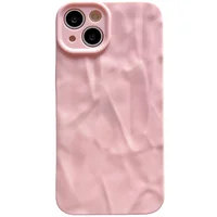Чохол TPU Texture для Apple iPhone 13 (6.1") Pink