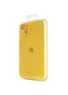 Чехол Silicone Case Full Camera Protective (AA) для Apple iPhone 13 (6.1") Желтый / Yellow