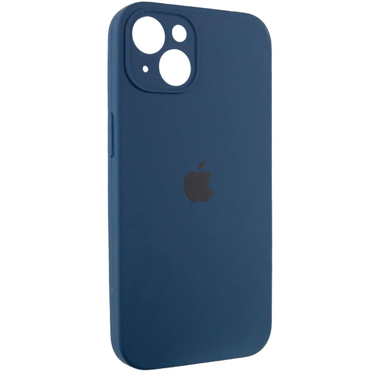 Чехол Silicone Case Full Camera Protective (AA) для Apple iPhone 13 (6.1") Синий / Abyss Blue