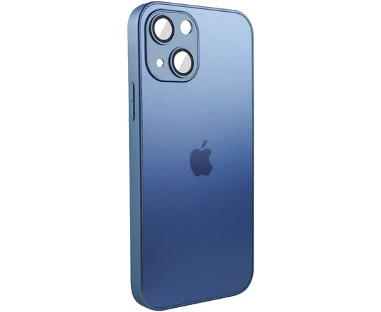 Чехол TPU+Glass Sapphire matte case для Apple iPhone 13 (6.1") Sierra Blue