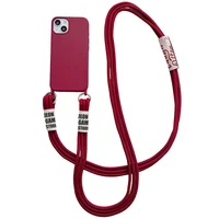 Чехол TPU two straps California для Apple iPhone 13 (6.1") Красный / Rose Red