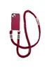 Чохол TPU two straps California для Apple iPhone 13 (6.1") Червоний / Rose Red