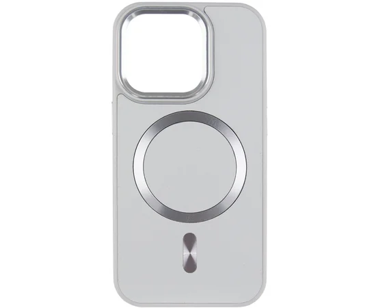 Кожаный чехол SnapCase with MagSafe для Apple iPhone 13 / 14 (6.1") Grey