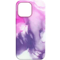 Кожаный чехол Figura Series Case with MagSafe для Apple iPhone 13 (6.1") Purple