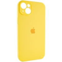 Чехол Silicone Case Full Camera Protective (AA) для Apple iPhone 13 (6.1") Желтый / Yellow