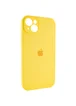 Чехол Silicone Case Full Camera Protective (AA) для Apple iPhone 13 (6.1") Желтый / Yellow