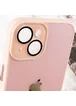 Чехол TPU+Glass Sapphire Midnight для Apple iPhone 13 (6.1") Розовый / Pink Sand