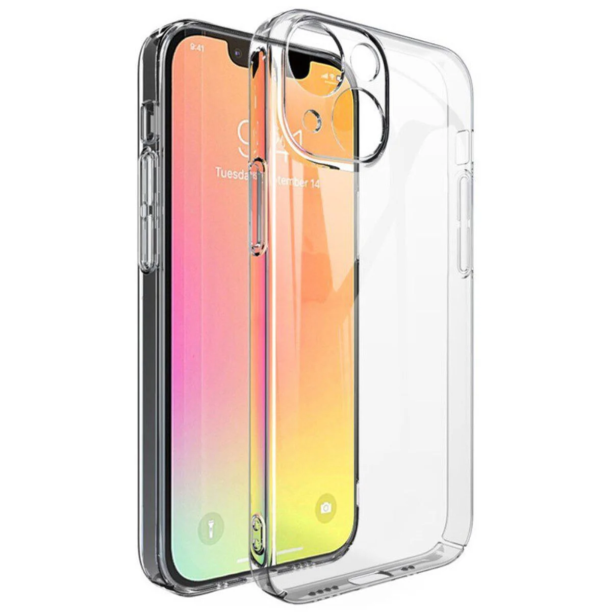 TPU чохол Epic Premium Transparent для Apple iPhone 13 (6.1") Безбарвний (прозорий)