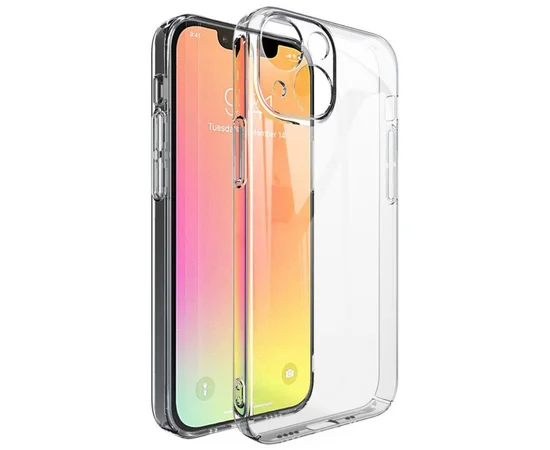 TPU чехол Epic Premium Transparent для Apple iPhone 13 (6.1") Бесцветный (прозрачный)