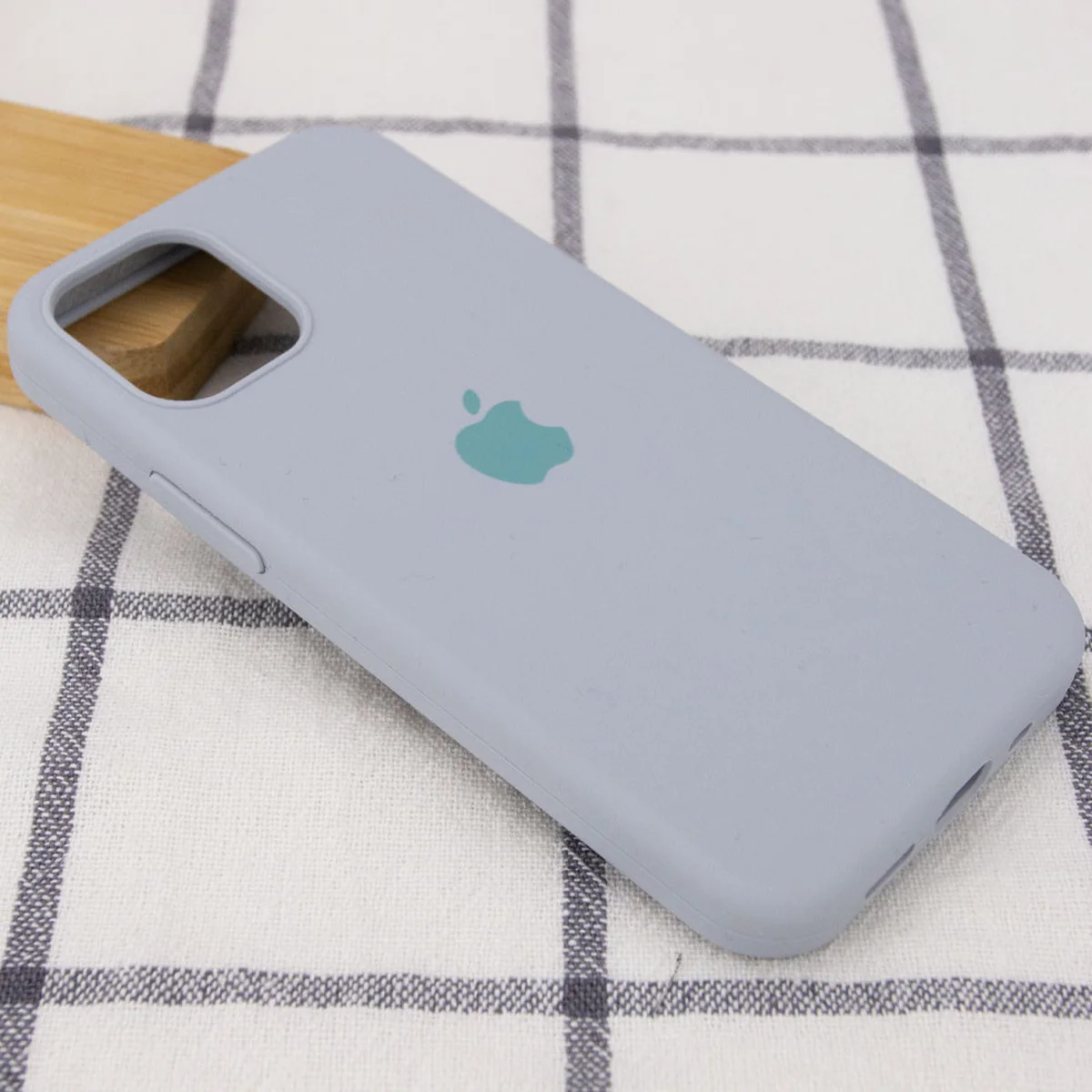 Чехол Silicone Case Full Protective (AA) для Apple iPhone 13 (6.1") Серый / Mist Blue