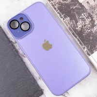 Чехол TPU+Glass Sapphire Midnight для Apple iPhone 13 (6.1") Сиреневый / Dasheen