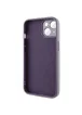 Чехол TPU+Glass Sapphire Midnight для Apple iPhone 13 (6.1") Фиолетовый / Deep Purple