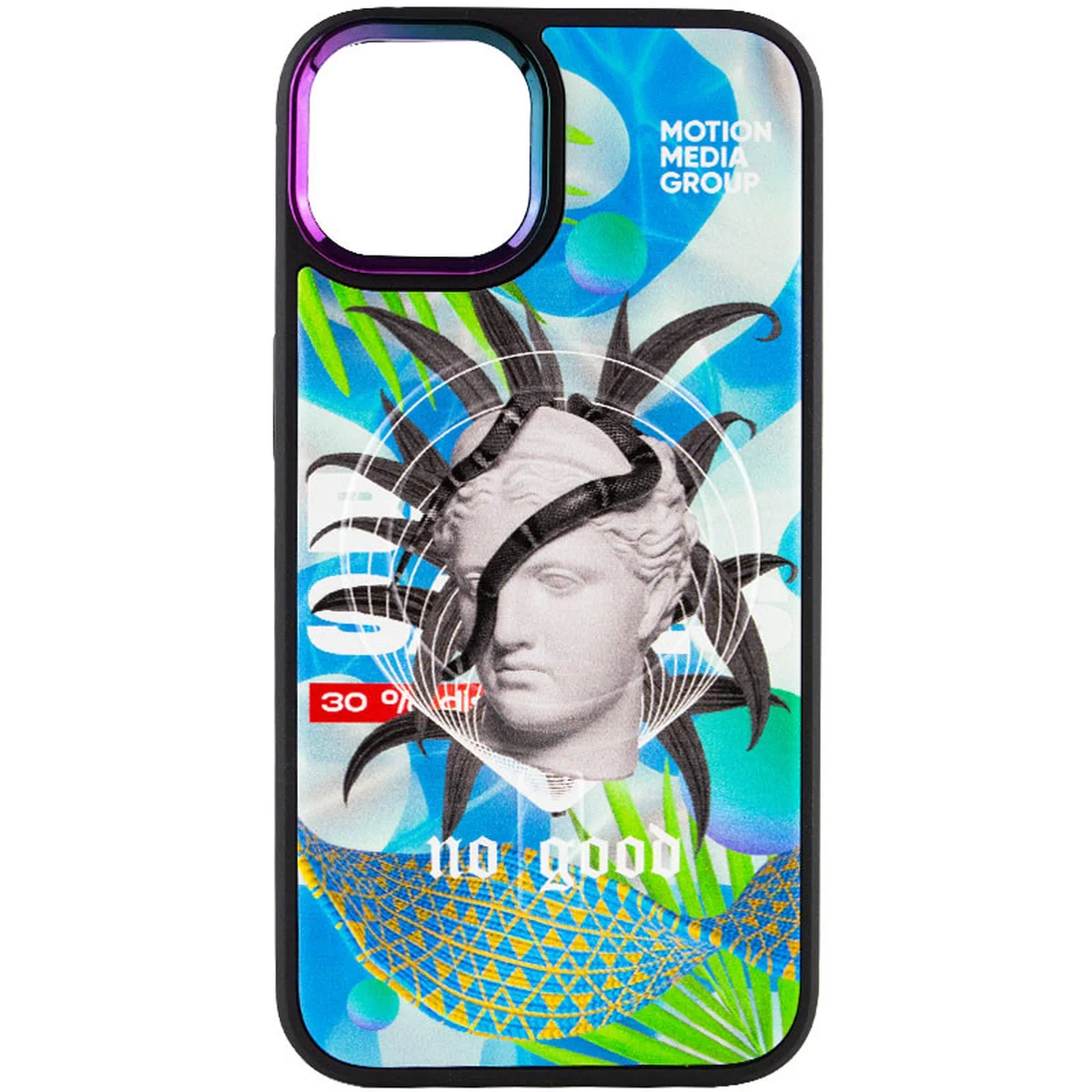 TPU+PC чохол Funny pictures with MagSafe для Apple iPhone 13 (6.1") Colossus