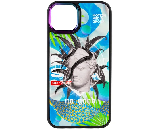 TPU+PC чехол Funny pictures with MagSafe для Apple iPhone 13 (6.1") Colossus