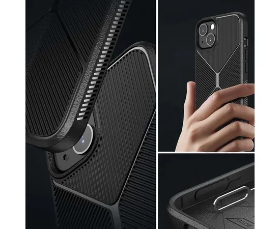 Чехол TPU BlackWood для Apple iPhone 13 (6.1") Черный