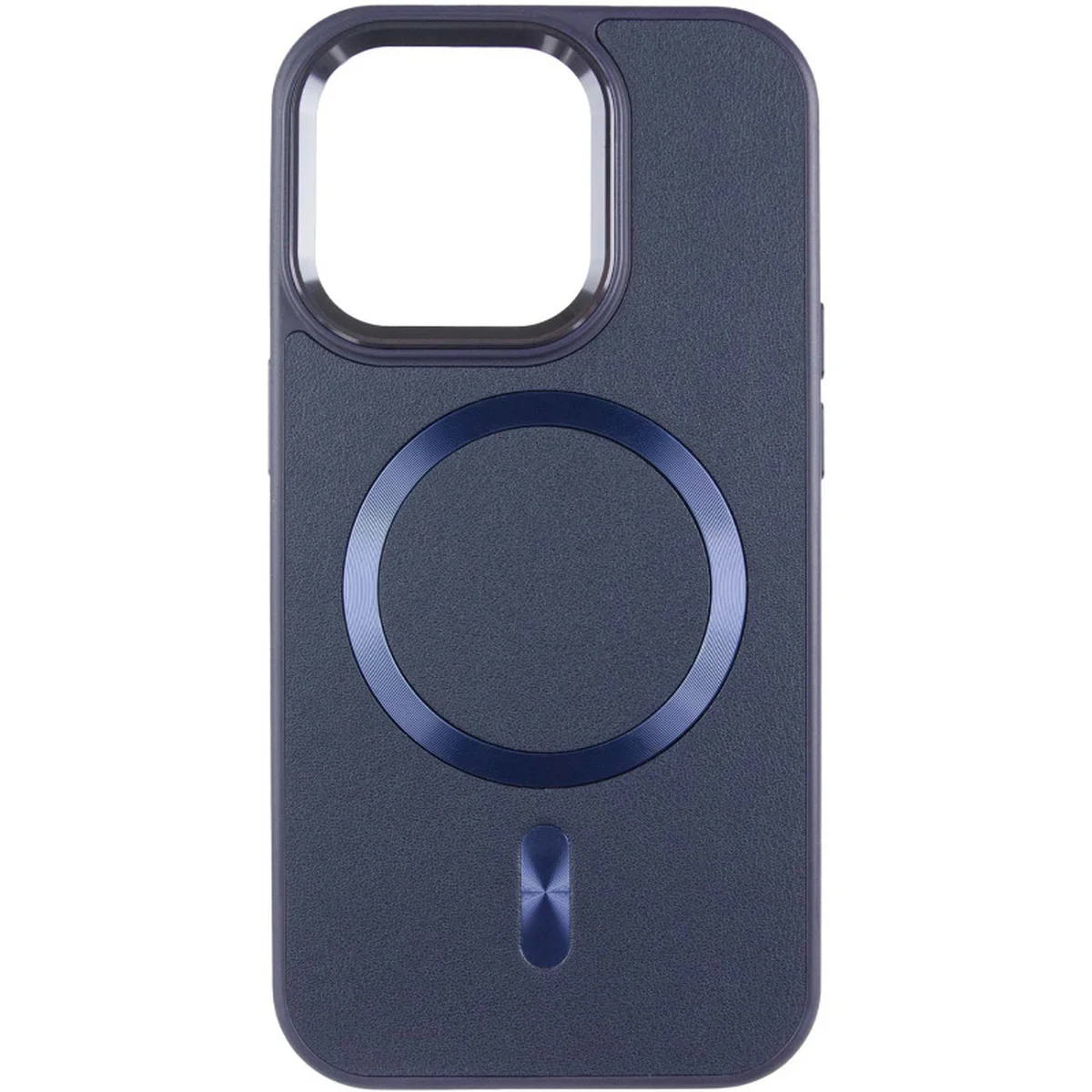 Шкіряний чохол SnapCase with MagSafe для Apple iPhone 13 / 14 (6.1") Dark Blue
