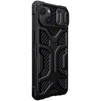 TPU+PC чехол Nillkin CamShield Adventurer (шторка на камеру) для Apple iPhone 13 (6.1") Черный