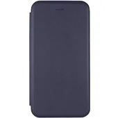 Кожаный чехол-книжка Classy для Apple iPhone 13 (6.1") Темно-синий