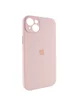 Чехол Silicone Case Full Camera Protective (AA) для Apple iPhone 13 (6.1") Розовый / Pink Sand / PVH