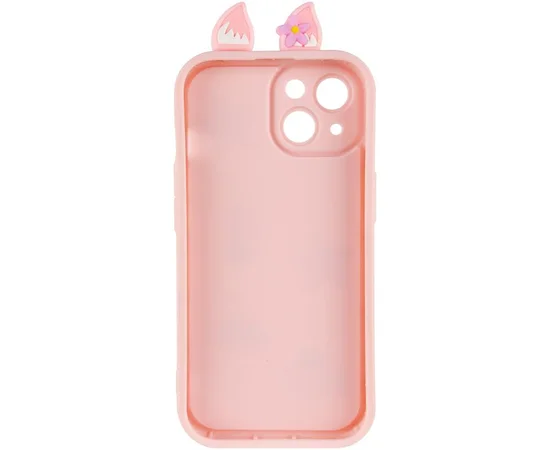 Чехол TPU Toys Case with Ears для Apple iPhone 13 (6.1") Light Pink