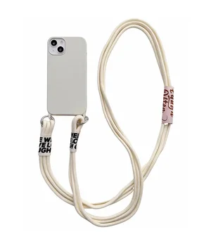 Чехол TPU two straps California для Apple iPhone 13 (6.1") Бежевый / Antigue White