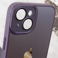 Чохол TPU+Glass Sapphire Midnight для Apple iPhone 13 (6.1") Фіолетовий / Deep Purple