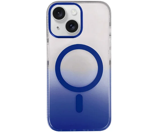 Чехол TPU+PC Phantom with MagSafe для Apple iPhone 13 / 14 (6.1") Blue