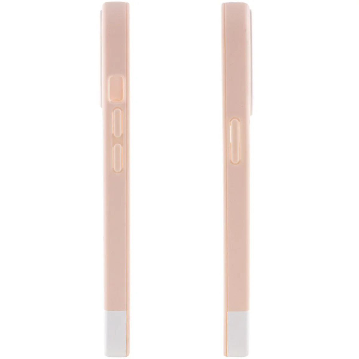 Чехол TPU+PC Bichromatic для Apple iPhone 13 (6.1") Grey-beige / White