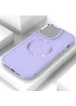 TPU чехол Bonbon Metal Style with MagSafe для Apple iPhone 13 (6.1") Сиреневый / Dasheen