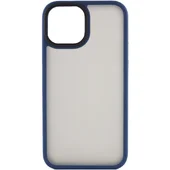 TPU+PC чехол Metal Buttons для Apple iPhone 13 (6.1") Синий