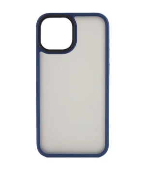 TPU + PC чохол Metal Buttons для Apple iPhone 13 (6.1 ") Синій