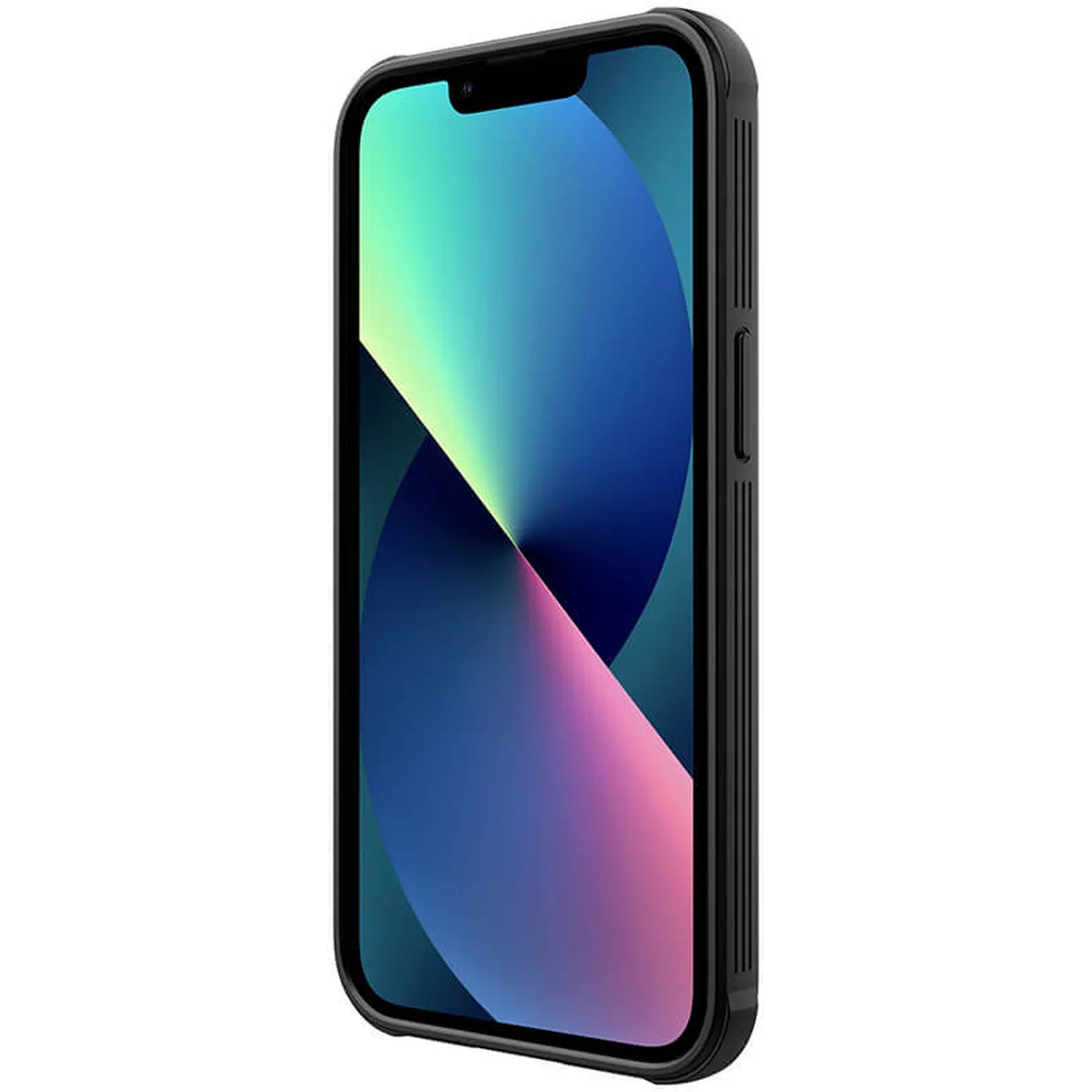 TPU+PC чехол Nillkin Textured Pro Magnetic для Apple iPhone 13 (6.1") Черный