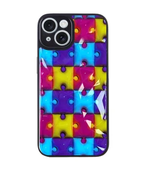 TPU+PC чехол Prisma Fluffie для Apple iPhone 13 (6.1") Puzzle