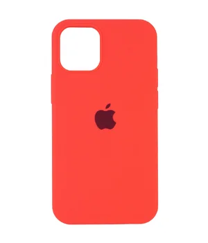 Чехол Silicone Case Full Protective (AA) для Apple iPhone 13 (6.1") Арбузный / Watermelon red