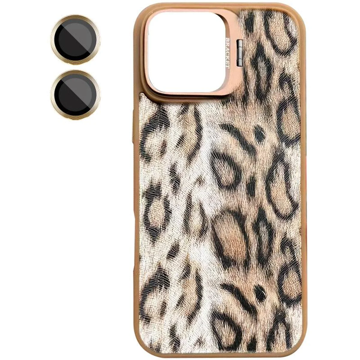 Чехол TPU+PC Wild Leopard with MagSafe and Lens для Apple iPhone 13 / 14 (6.1") Brown