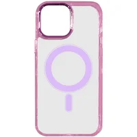 Чехол TPU Iris with MagSafe для Apple iPhone 13 (6.1") Розовый