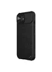 Кожаная накладка Nillkin Camshield Leather (шторка на камеру) для Apple iPhone 13 (6.1") Черный / Black