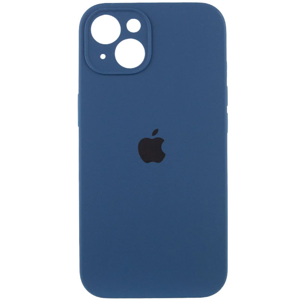 Чехол Silicone Case Full Camera Protective (AA) для Apple iPhone 13 (6.1") Синий / Abyss Blue