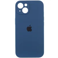 Чехол Silicone Case Full Camera Protective (AA) для Apple iPhone 13 (6.1") Синий / Abyss Blue