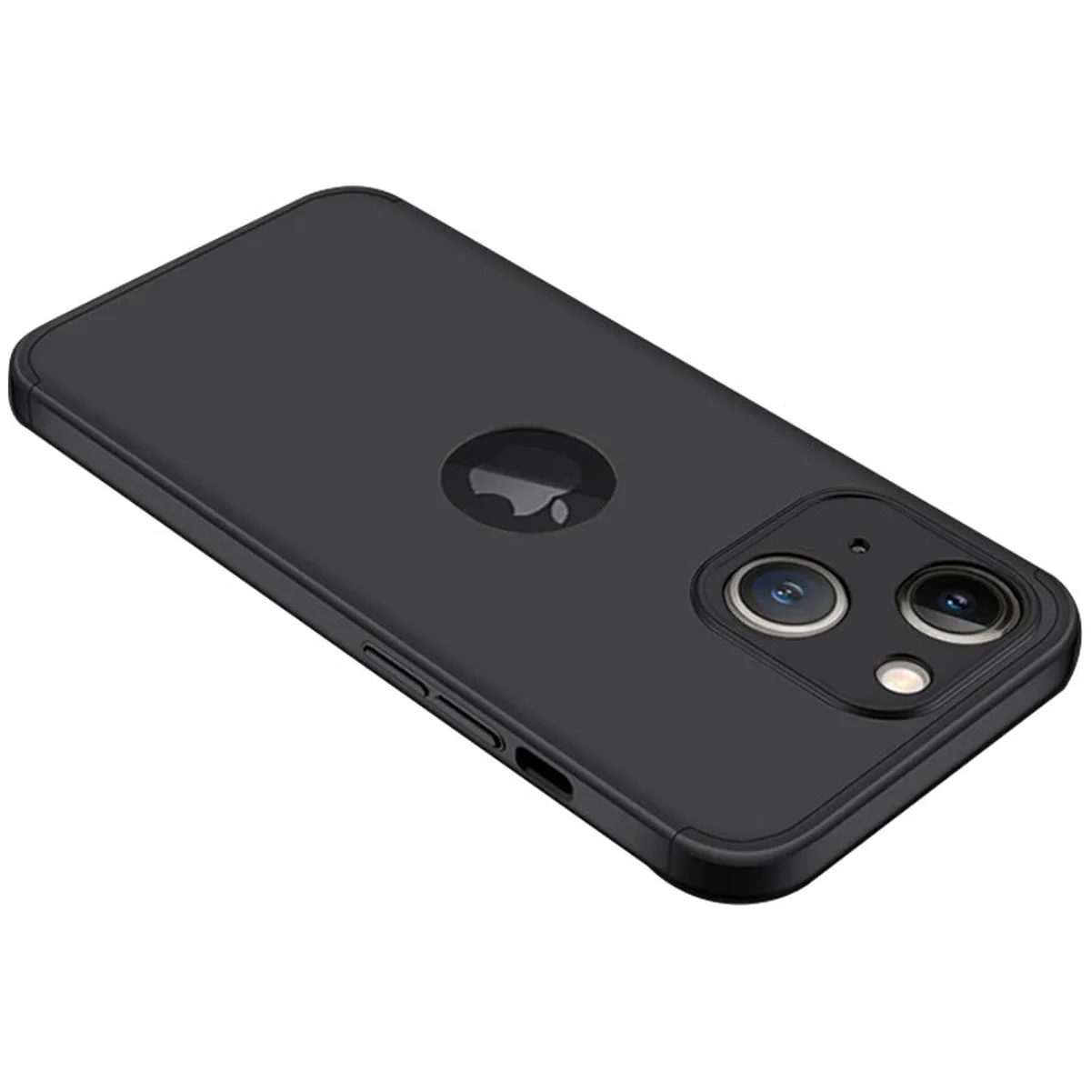 Пластиковая накладка GKK LikGus 360 градусов (opp) для Apple iPhone 13 (6.1") Черный