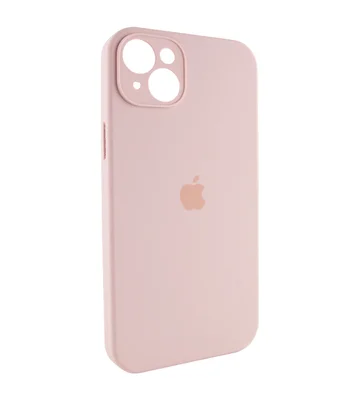 Чохол Silicone Case Full Camera Protective (AA) Apple iPhone 13 (6.1") Рожевий / Pink Sand