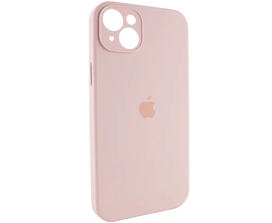Чехол Silicone Case Full Camera Protective (AA) для Apple iPhone 13 (6.1") Розовый / Pink Sand