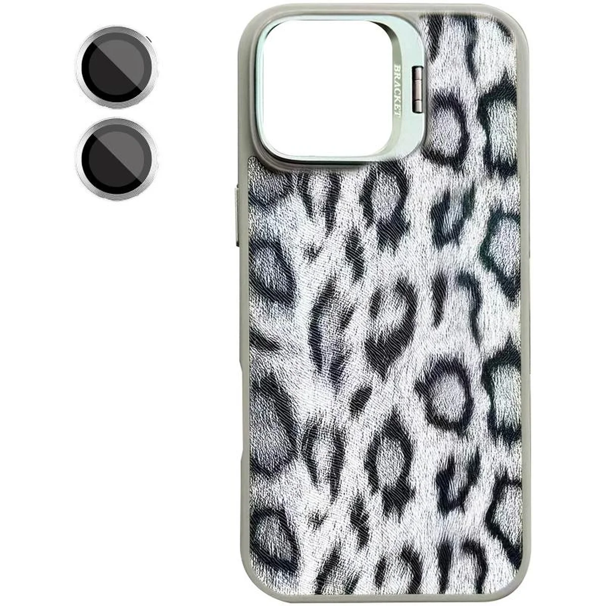 Чохол TPU+PC Wild Leopard with MagSafe and Lens для Apple iPhone 13 / 14 (6.1") Grey