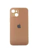 TPU+Glass чехол Matte Candy Full camera для Apple iPhone 13 (6.1") Золотой