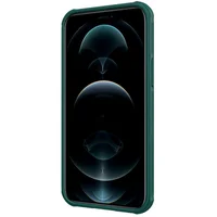 Карбоновая накладка Nillkin Camshield (шторка на камеру) для Apple iPhone 13 (6.1") Зеленый / Dark Green