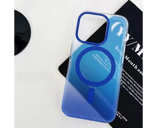 Чехол TPU+PC Phantom with MagSafe для Apple iPhone 13 / 14 (6.1") Blue