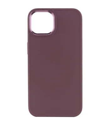 TPU чехол Bonbon Metal Style для Apple iPhone 13 (6.1") Бордовый / Plum