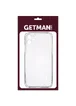 TPU чехол GETMAN Clear 1,0 mm для Apple iPhone 13 (6.1") Бесцветный (прозрачный)