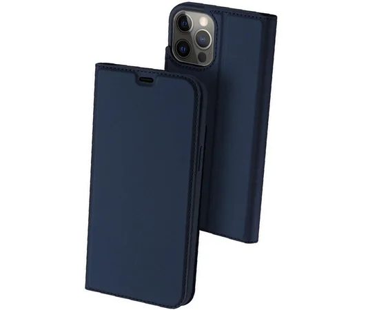 Чехол-книжка Dux Ducis с карманом для визиток для Apple iPhone 13 (6.1") Синий